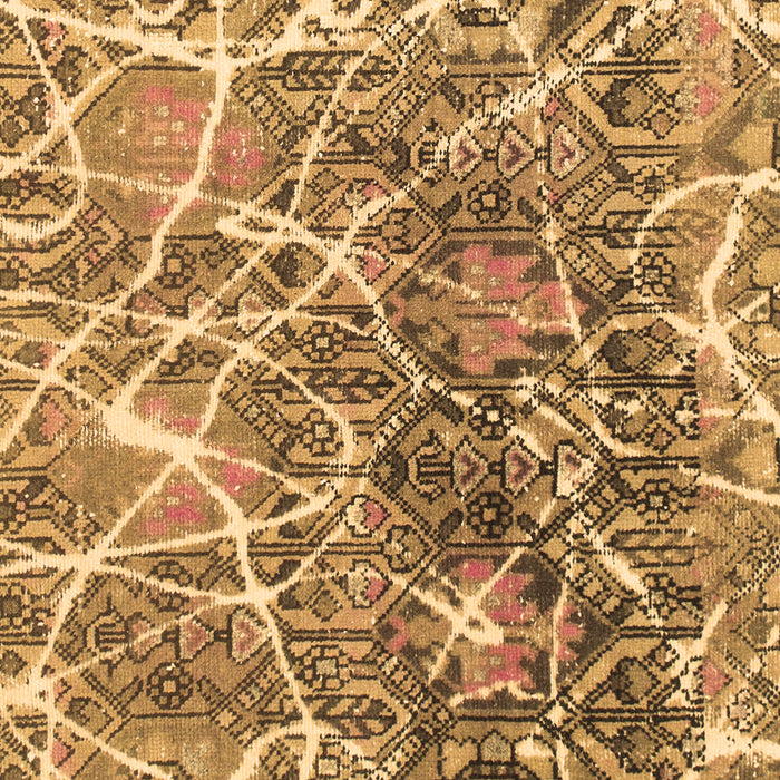 Abstract Brown Modern Rug, abs888brn