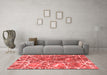 Modern Red Washable Rugs