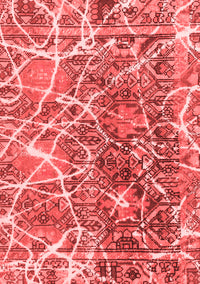 Abstract Red Modern Rug, abs888red