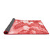 Abstract Red Modern Area Rugs