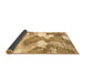 Sideview of Abstract Brown Modern Rug, abs889brn