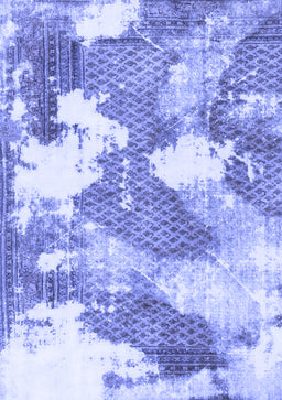 Abstract Blue Modern Rug, abs889blu