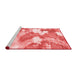 Modern Red Washable Rugs