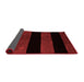 Abstract Red Modern Area Rugs