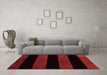 Modern Red Washable Rugs