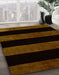 Abstract Saddle Brown Modern Rug in Family Room, abs88