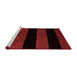 Modern Red Washable Rugs