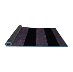 Sideview of Abstract Blue Modern Rug, abs88blu