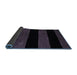 Sideview of Abstract Blue Modern Rug, abs88blu