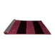 Sideview of Abstract Pink Modern Rug, abs88pnk