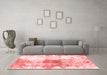 Modern Red Washable Rugs