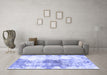 Machine Washable Abstract Blue Modern Rug in a Living Room, wshabs890blu