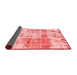 Abstract Red Modern Area Rugs