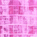 Square Abstract Pink Modern Rug, abs891pnk