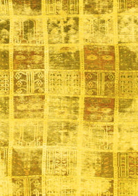 Abstract Yellow Modern Rug, abs891yw