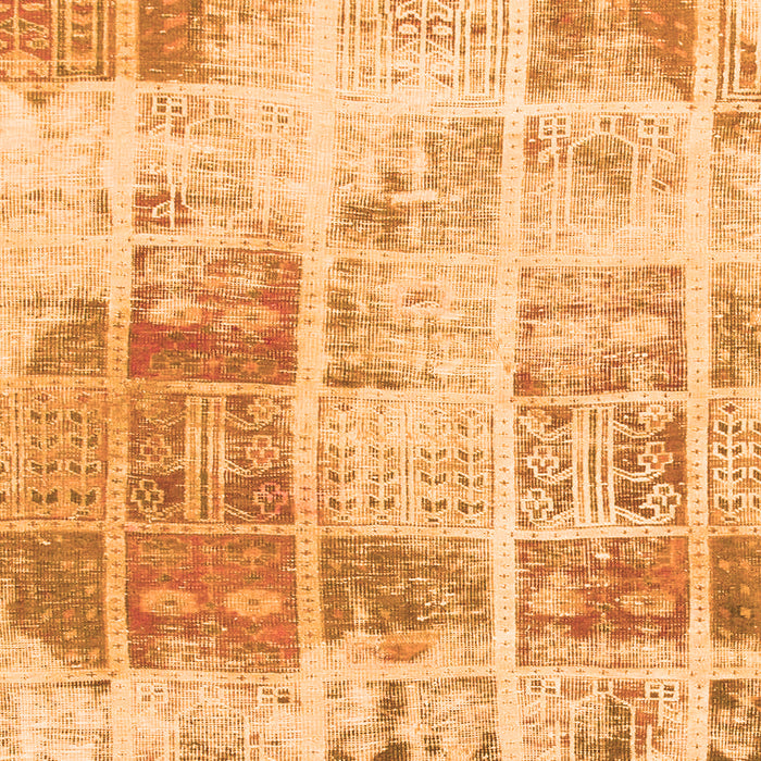 Abstract Orange Modern Rug, abs891org