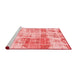 Modern Red Washable Rugs