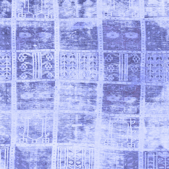 Abstract Blue Modern Rug, abs891blu