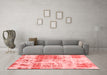 Modern Red Washable Rugs