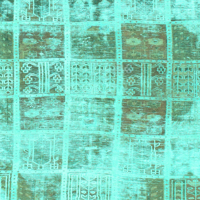 Abstract Turquoise Modern Rug, abs891turq