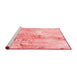 Modern Red Washable Rugs