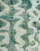 Machine Washable Abstract -Sea Green Rug, wshabs894