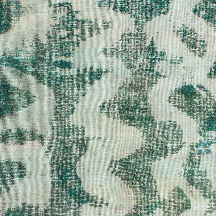 Abstract Green Modern Rug, abs894