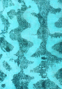 Abstract Light Blue Modern Rug, abs894lblu