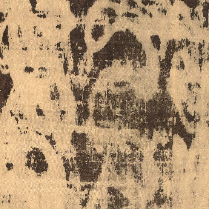 Square Machine Washable Abstract Brown Modern Rug, wshabs895brn