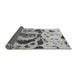 Sideview of Abstract Gray Modern Rug, abs895gry