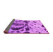 Sideview of Abstract Pink Modern Rug, abs895pnk