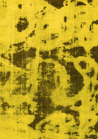 Abstract Yellow Modern Rug, abs895yw