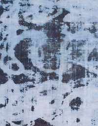 Machine Washable Abstract Azure Blue Rug, wshabs895