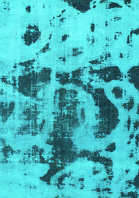 Abstract Turquoise Modern Rug, abs895turq