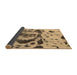 Sideview of Abstract Brown Modern Rug, abs895brn