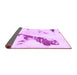 Sideview of Abstract Purple Modern Rug, abs896pur