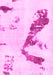 Machine Washable Abstract Pink Modern Rug, wshabs896pnk