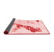 Abstract Red Modern Area Rugs