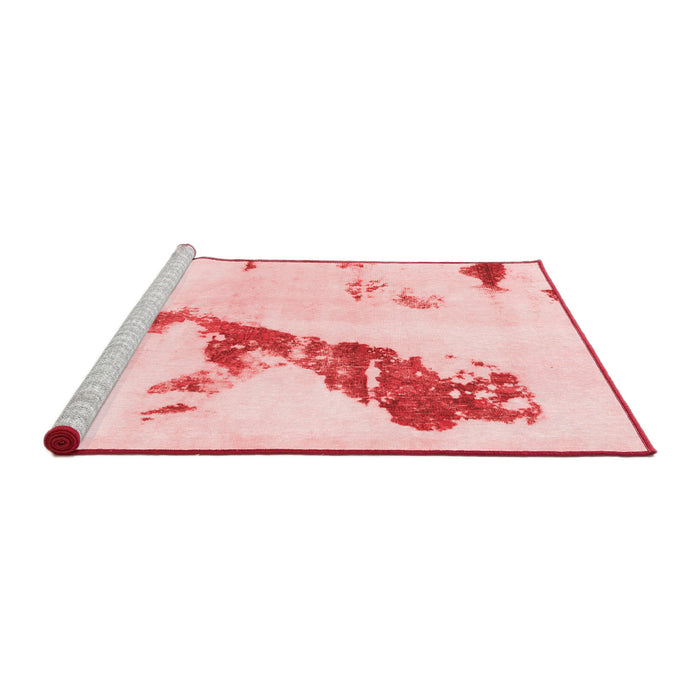 Modern Red Washable Rugs