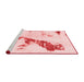 Modern Red Washable Rugs