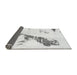 Sideview of Abstract Gray Modern Rug, abs896gry