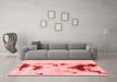 Modern Red Washable Rugs