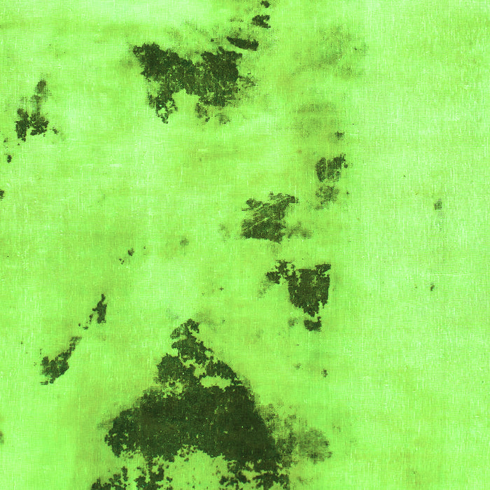 Machine Washable Abstract Green Modern Area Rugs, wshabs897grn