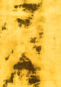 Abstract Yellow Modern Rug, abs897yw