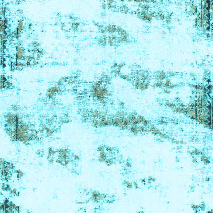 Machine Washable Abstract Light Blue Modern Rug, wshabs898lblu