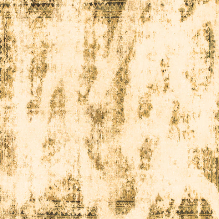 Square Machine Washable Abstract Brown Modern Rug, wshabs898brn