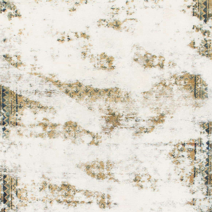 Machine Washable Abstract Tan Brown Rug, wshabs898