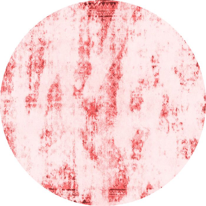 Machine Washable Abstract Red Modern Rug, wshabs898red