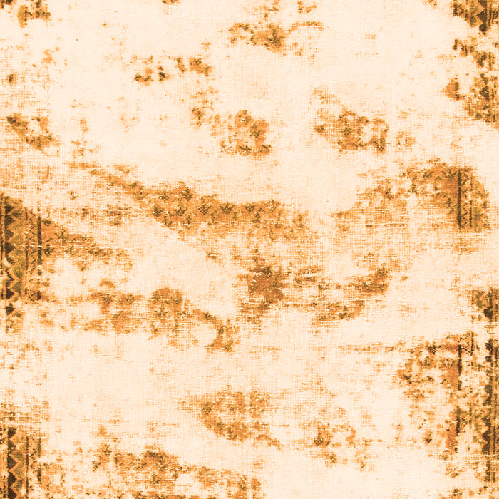 Abstract Orange Modern Rug, abs898org