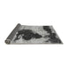 Sideview of Abstract Gray Modern Rug, abs899gry